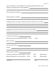 Form OP-140127A Mental Health Unit (Mhu), Intermediate Care Housing Unit (Ichu) or Habilitation Program (Hp) Referral Form - Oklahoma, Page 3
