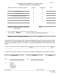 Form OP-140652C Medication Review Committee Report - Oklahoma, Page 4
