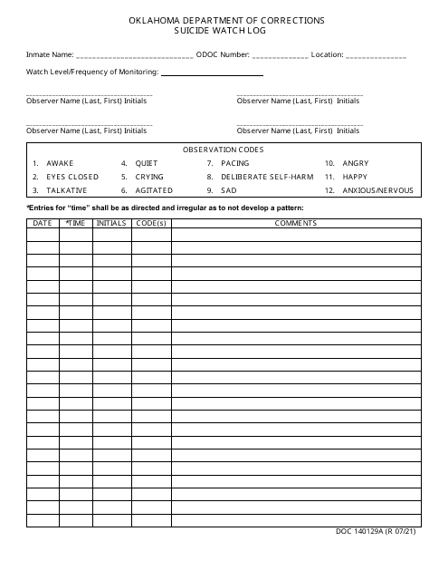 Form OP-140129A  Printable Pdf