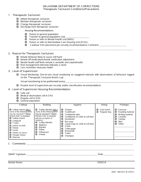 Form OP-140141F  Printable Pdf
