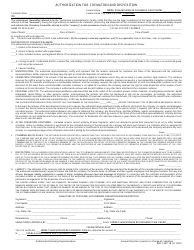 Document preview: Form OP-140111B Authorization for Cremation and Disposition - Oklahoma