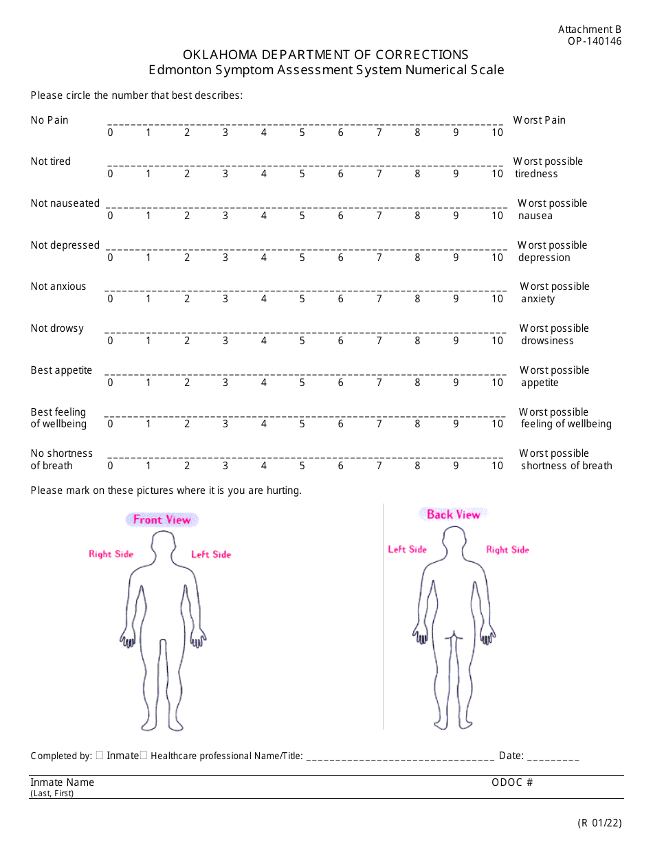 Form OP140146 Attachment B Fill Out, Sign Online and Download
