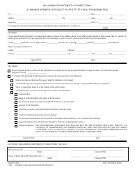 Document preview: Form OP-140108I Acknowledgement of Request for Protected Health Information - Oklahoma