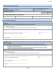 Expert Residency Preliminary Certification Application Form - Rhode Island, Page 6