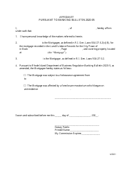 Affidavit Pursuant to Banking Bulletin - Rhode Island, Page 3