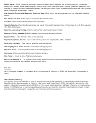 DHEC Form 1129 Disease Reporting Form - South Carolina, Page 4
