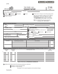 Document preview: Form PT-300 Property Return - South Carolina, 2023