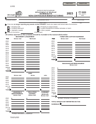Document preview: Form PT-300 Schedule B Non-contiguous Manufacturing - South Carolina