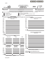 Document preview: Form PT-300 Schedule E Leased Utility - South Carolina