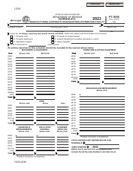 Document preview: Form PT-300 Schedule D Manufacturing Corporate Headquarters Distribution Facility - South Carolina