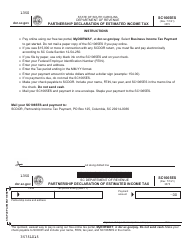 Document preview: Form SC1065ES Partnership Declaration of Estimated Income Tax - South Carolina