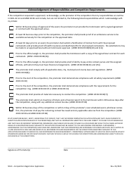 Competition Application - South Dakota, Page 2