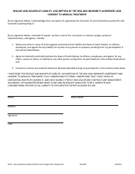 Boxer/Kickboxer/Mixed Martial Artist Registration Application - South Dakota, Page 3