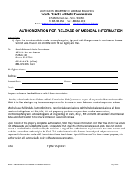 Document preview: Authorization for Release of Medical Information - South Dakota