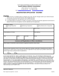 Registration Application - Seconds - South Dakota