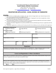 Registration Application - Judge, Referee or Timekeeper - South Dakota