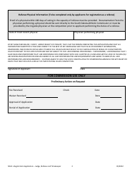 Registration Application - Judge, Referee or Timekeeper - South Dakota, Page 2