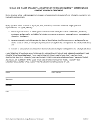 Registration Application - Judge, Referee or Timekeeper - South Dakota, Page 3