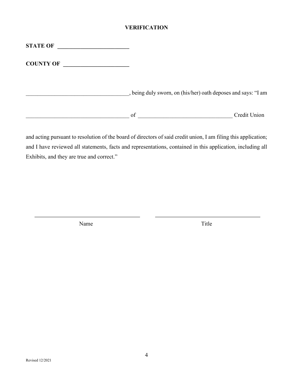 Application to Amend Bylaws (Section 3.01) Community of Interest - Associational - Texas, Page 4