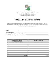 Utah Royalty Report Form Download Fillable PDF Templateroller