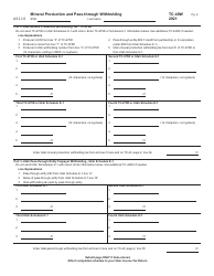 Form TC-40W Utah Withholding Tax Schedule - Utah, Page 2