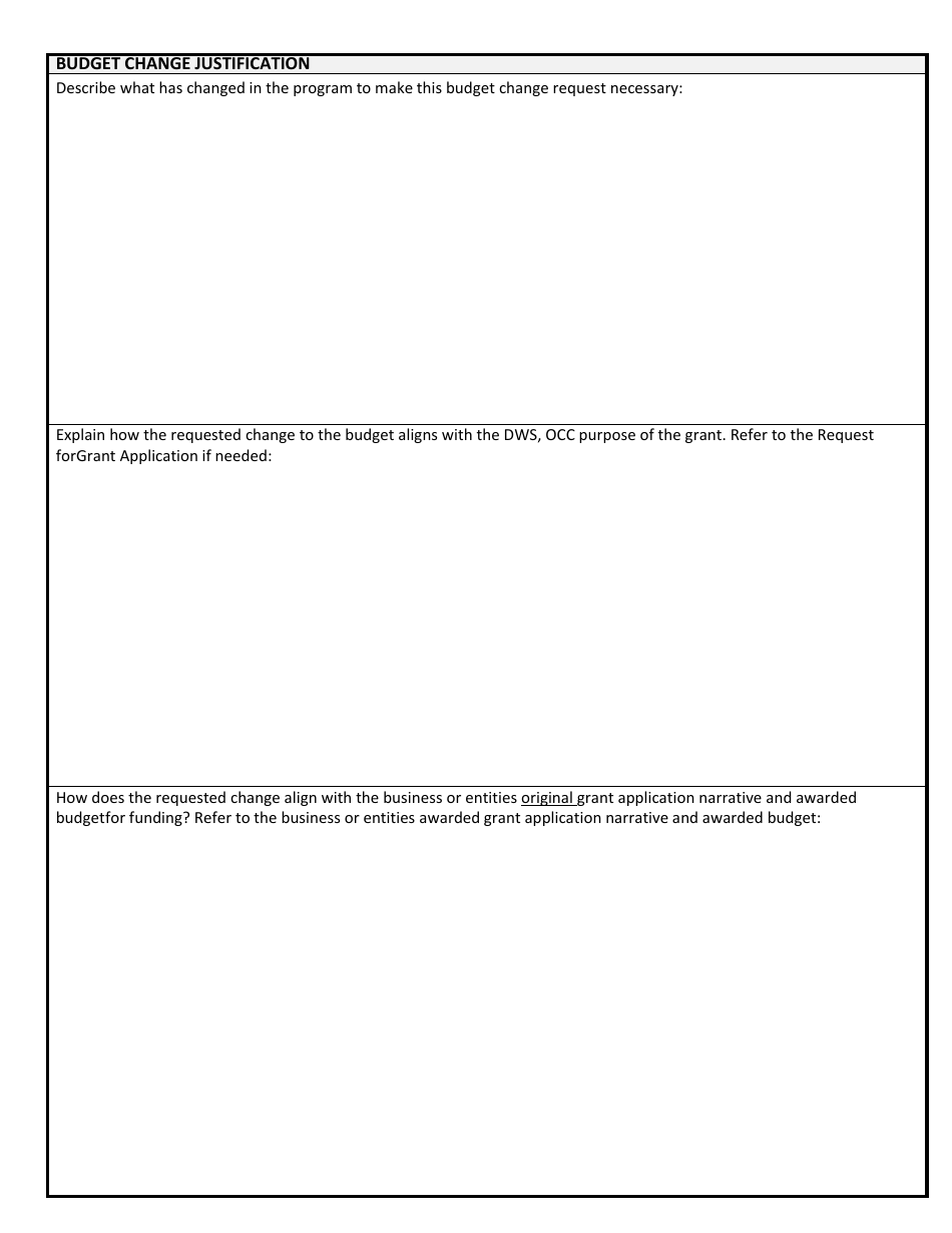 Afterschool Contract Budget Change Request - Utah, Page 2