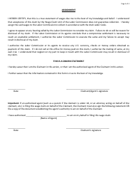 Wage Claim Assignment Form - Utah, Page 4