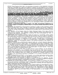 TREC Form 23-17 New Home Contract (Incomplete Construction) - Texas, Page 3