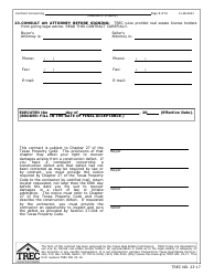 TREC Form 23-17 New Home Contract (Incomplete Construction) - Texas, Page 8