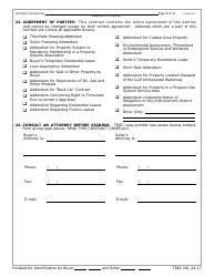 TREC Form 24-17 New Home Contract (Completed Construction) - Texas, Page 8