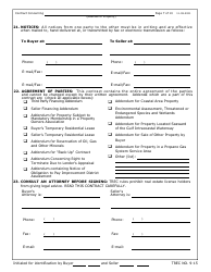 TREC Form 9-15 Unimproved Property Contract - Texas, Page 7
