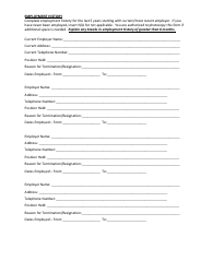 Chiropractic Assistant License Application - South Dakota, Page 3