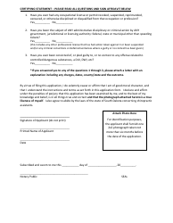 Chiropractic Assistant License Application - South Dakota, Page 4