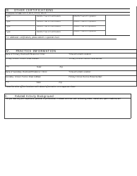 Application for Medical Personnel - Oregon, Page 2