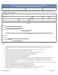 Form 257-0001 Application for Device Qualification - Ignition Interlock Device Oversight Program - Oregon, Page 2