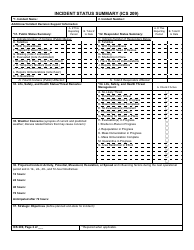 Form ICS209 Incident Status Summary, Page 2