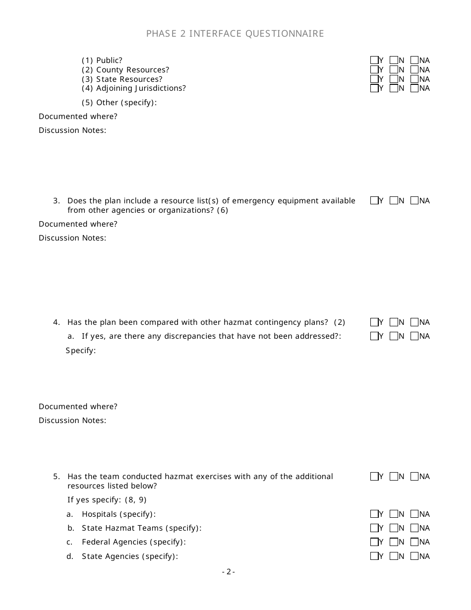 Oregon Community Capability Assessment - Phase 2 Questionnaire ...