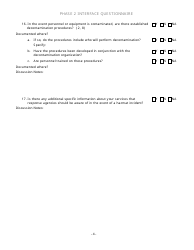 Community Capability Assessment - Phase 2 Questionnaire - Public Utilities - Oregon, Page 4