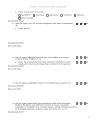 Community Capability Assessment - Phase 3 Questionnaire - Department of Transportation - Oregon, Page 5
