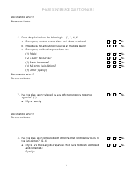 Community Capability Assessment - Phase 3 Questionnaire - County Emergency Management - Oregon, Page 3