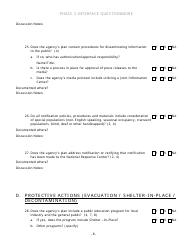 Community Capability Assessment - Phase 3 Questionnaire - County Emergency Management - Oregon, Page 8