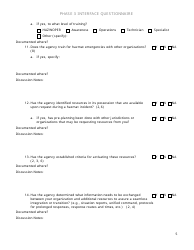 Community Capability Assessment - Phase 3 Questionnaire - Oregon State Police - Oregon, Page 5