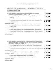 Community Capability Assessment - Phase 3 Questionnaire - County Law Enforcement - Oregon, Page 8