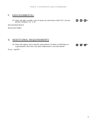 Community Capability Assessment - Phase 3 Questionnaire - County Law Enforcement - Oregon, Page 9