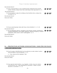 Community Capability Assessment - Phase 2 Questionnaire - Fire Department - Oregon, Page 10