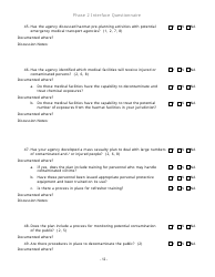 Community Capability Assessment - Phase 2 Questionnaire - Fire Department - Oregon, Page 12
