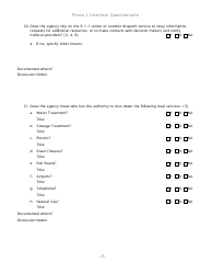 Community Capability Assessment - Phase 2 Questionnaire - Fire Department - Oregon, Page 7