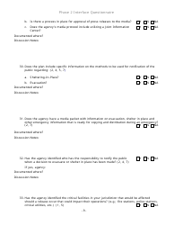 Community Capability Assessment - Phase 2 Questionnaire - Fire Department - Oregon, Page 9