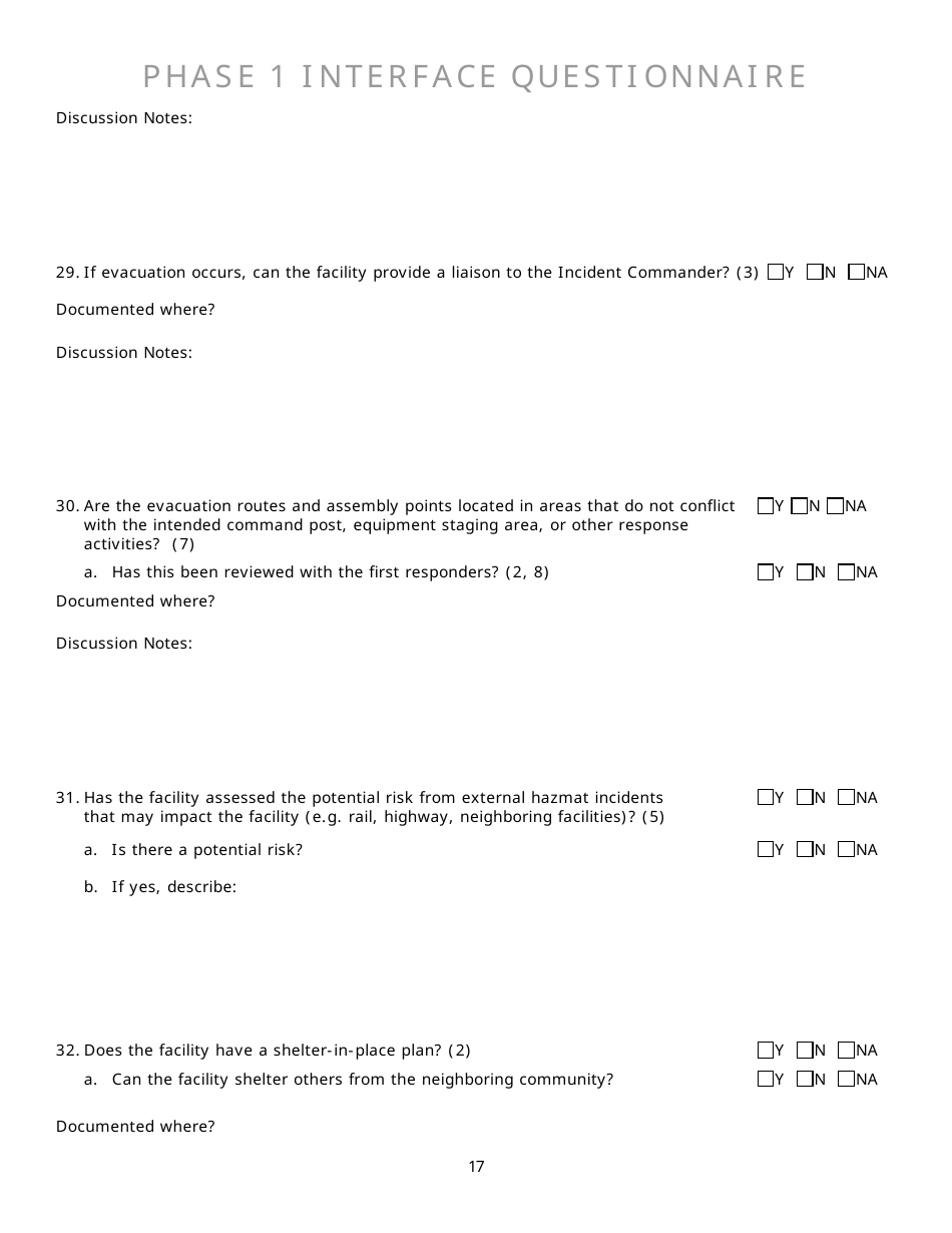 Community Capability Assessment - Phase 1 Questionnaire - Oregon, Page 17