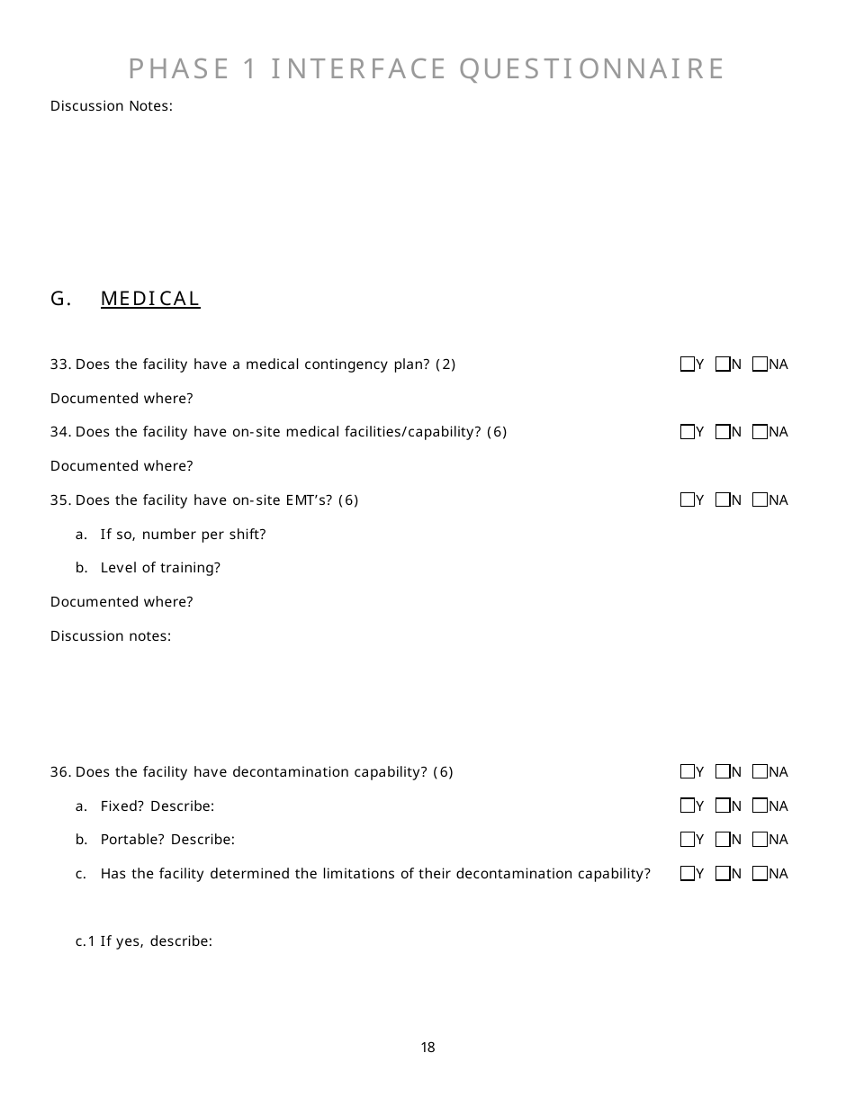 Community Capability Assessment - Phase 1 Questionnaire - Oregon, Page 18